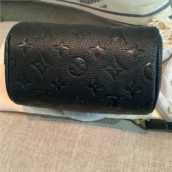 Black Designer Handbag nano speedy New - Picture 4 of 7